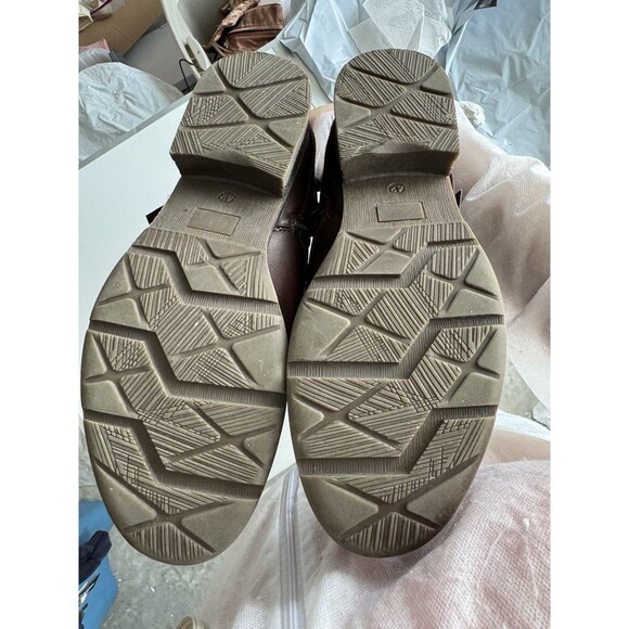 Patrizia Maxie knee high Tall Riding  boots shoe size 10M Brown - Picture 8 of 8